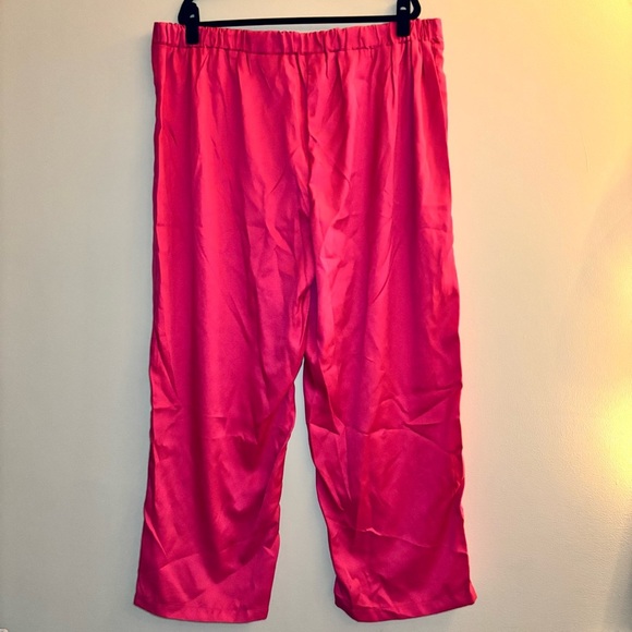 Women’s Solid Plicated High Waisted Straight Leg Trousers Size 4X - Picture 5 of 10